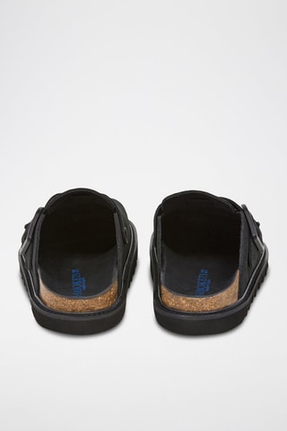 Sabot in pelle scamosciata - Nero