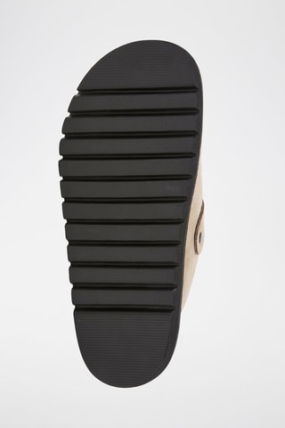 Sabot in pelle scamosciata - Marrone