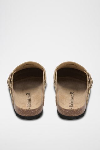 Sabot in pelle scamosciata - Marrone