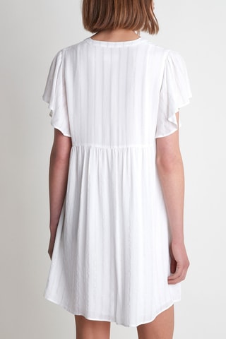 Vestido trapecio Crudo