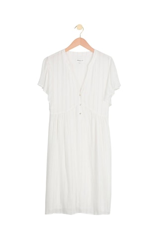 Vestido trapecio Crudo