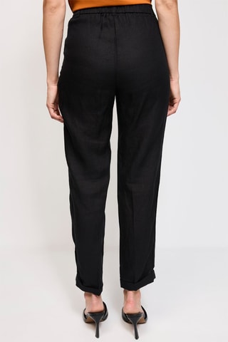 Pantalón de lino - Negro
