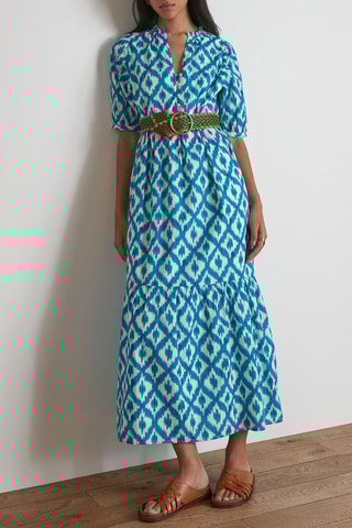 Vestido midi Charlie - Turquesa - Maison 123