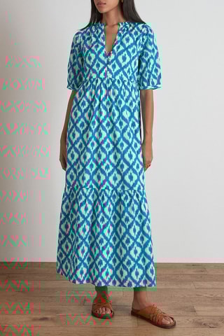 Vestido midi Charlie - Turquesa - Maison 123