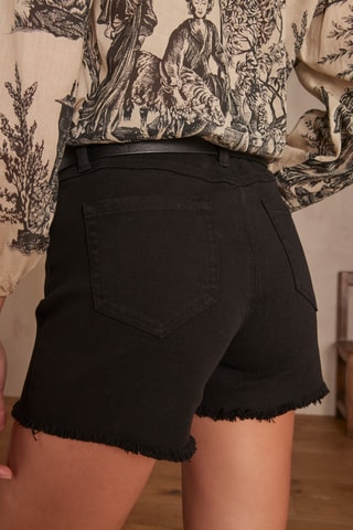 Short vaquero - Negro