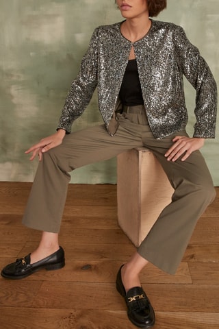 Pantalón carrot - Caqui