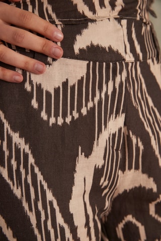 Pantalón de lino - Marrón