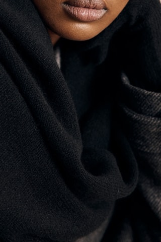 Bufanda de cachemir - Negro
