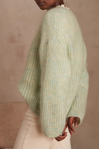 Jersey de mohair y lana - Verde agua