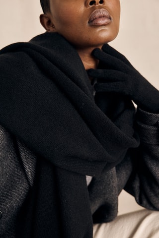 Guantes de cachemir - Negro