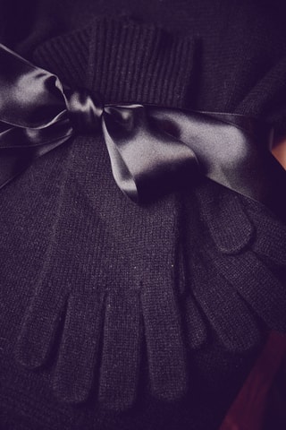 Guantes de cachemir - Negro