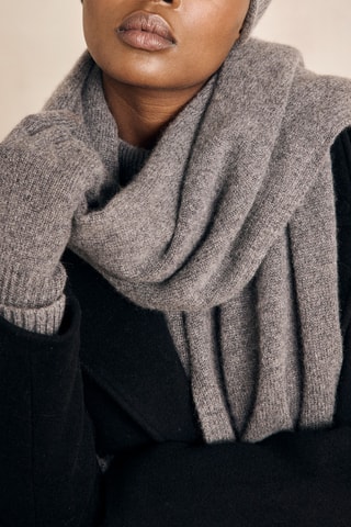 Guantes de cachemir - Antracita