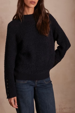 Jersey de lana y alpaca - Negro