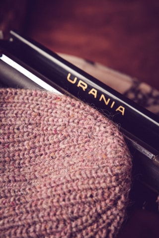 Gorro de lana y alpaca - Rosa viejo