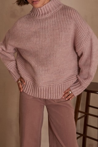 Jersey de lana - Malva