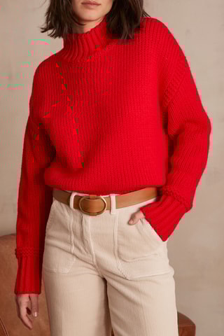 Jersey de lana - Rojo