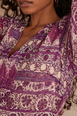 Vestido largo - Fucsia