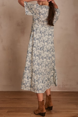 Vestido recto - Azul petróleo