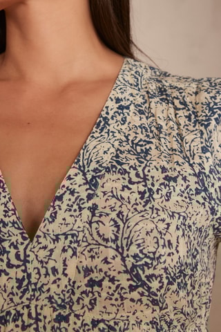 Vestido recto - Azul petróleo