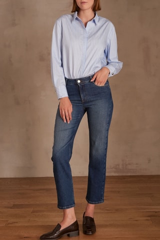 Vaquero recto - Índigo