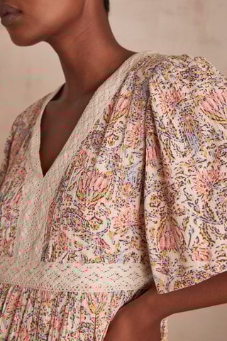 Vestido recto - Rosa