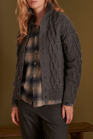 Cárdigan de lana - Antracita