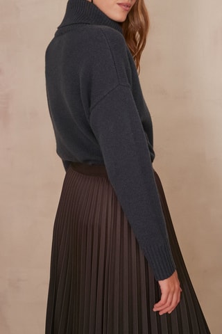 Jersey de lana - Azul pato oscuro