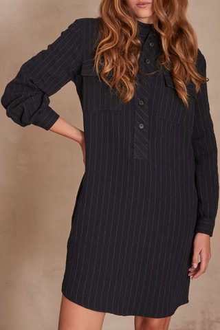 Vestido camisero - Azul marino