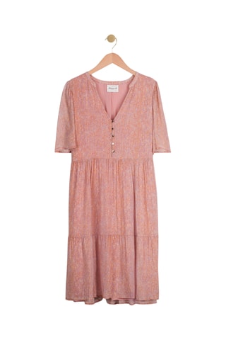 Vestido trapecio - Rosa viejo