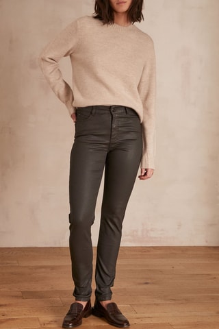 Pantalón slim fit - Marrón oscuro