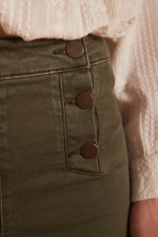 Pantalón ancho - Caqui