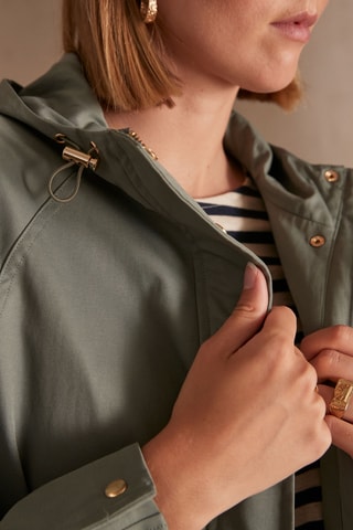 Parka con capucha - Caqui