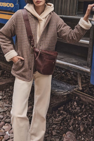 Chaqueta de lana - Marrón