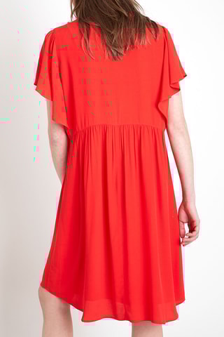 Vestido trapecio - Rojo