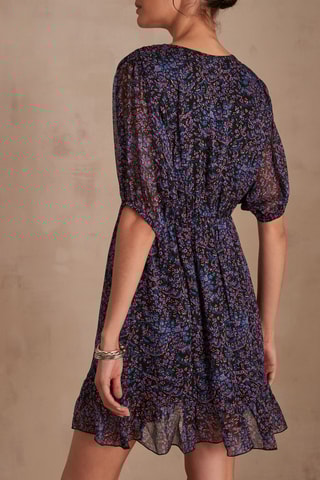 Vestido evasé - Violeta