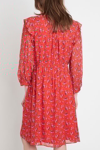 Vestido evasé - Rojo