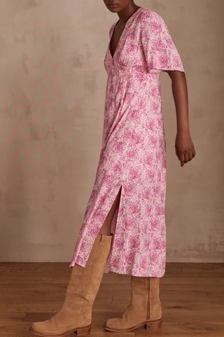 Vestido recto - Rosa