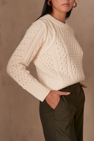 Jersey de lana - Crudo