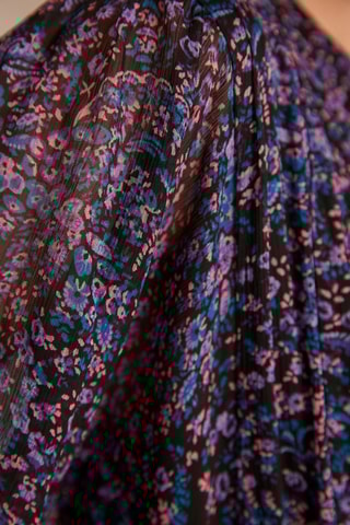 Vestido evasé - Violeta