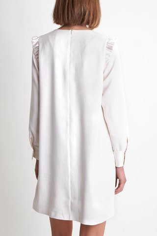 Vestido recto - Crudo