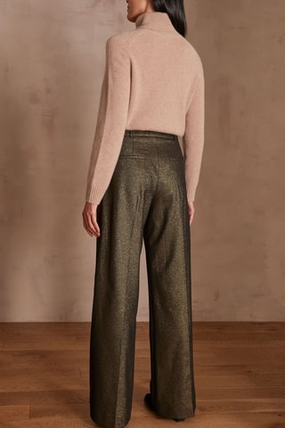 Pantalón ancho - Dorado