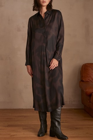 Vestido midi - Negro