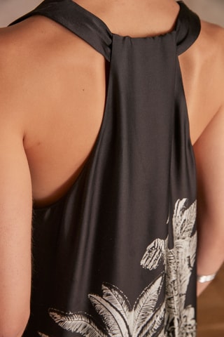 Vestido midi - Negro