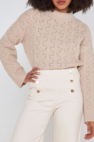 Jersey de lana - Beige