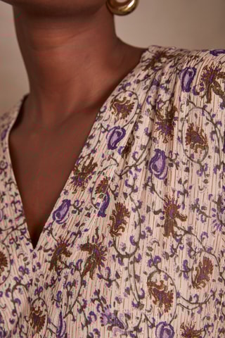 Vestido midi - Beige