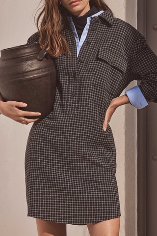 Vestido recto - Negro