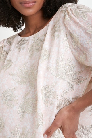 Vestido recto - Rosa empolvado