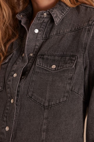 Camisa vaquera - Negro