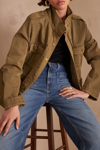 Chaqueta vaquera - Caqui