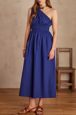 Vestido asimétrico - Azul rey